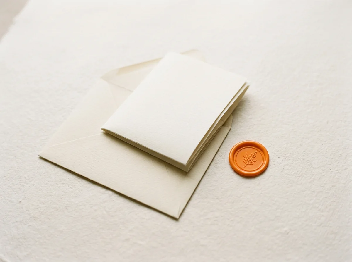 A folder opening and releasing a single readable, formatted document page
